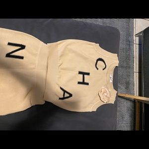 Chanel tan skirt set best of the best from Chanel